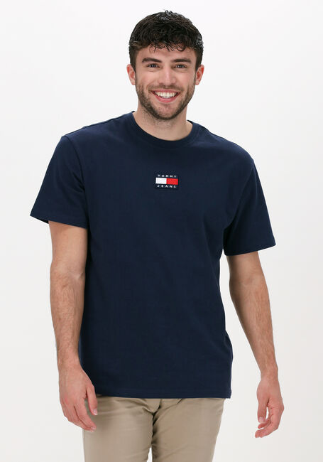 Dunkelblau TOMMY JEANS T-shirt TJM TOMMY BADGE TEE - large