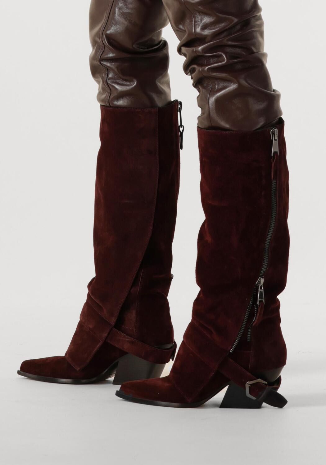 Rote STRATEGIA Hohe Stiefel E4493-B - large