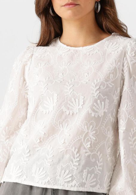 Weiße OBJECT Blusen OBJMYA RE L/S TOP 137 - large
