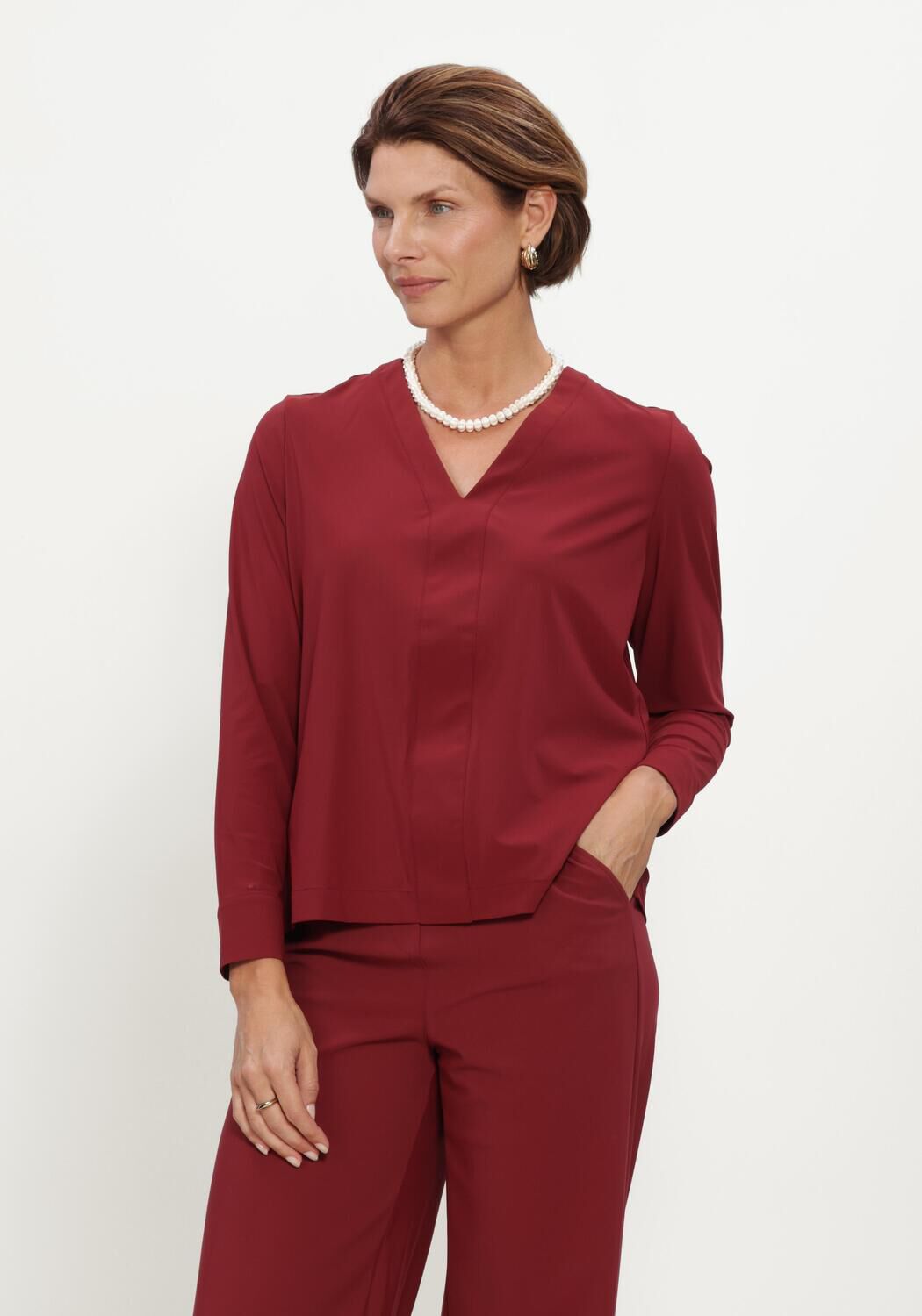 Bordeaux STUDIO ANNELOES Top Ulla top - large