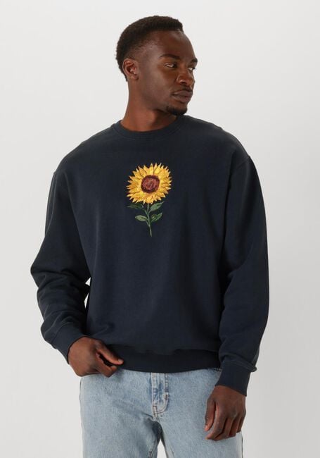 Dunkelblau FORÉT Sweatshirt SUN EMBROIDERED SWEATSHIRT - large