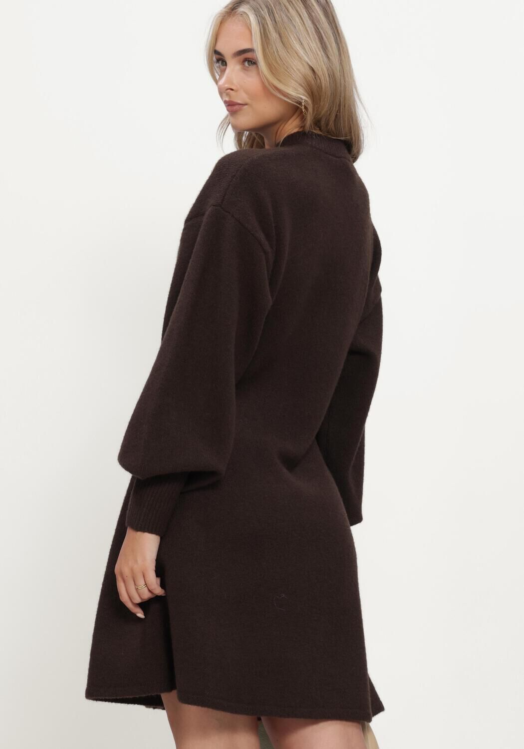 Braune NOTRE-V Minikleid NV-ILJA - large