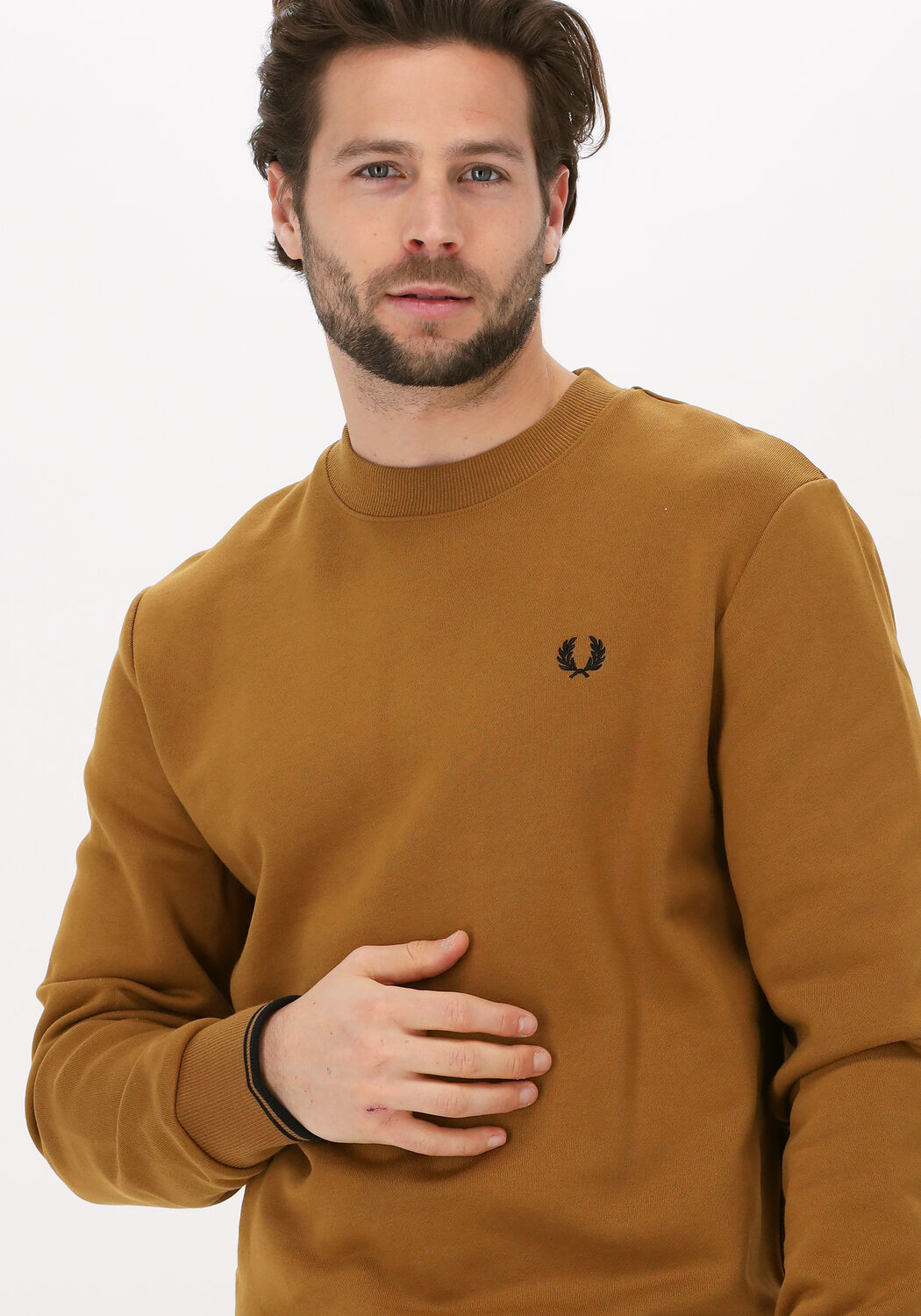 Fred perry camel cheap jumper