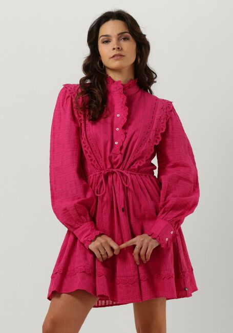 Rosane SCOTCH & SODA Minikleid MINI SHIRT DRESS WITH LACE DETAIL IN ORGANIC COTTON - large