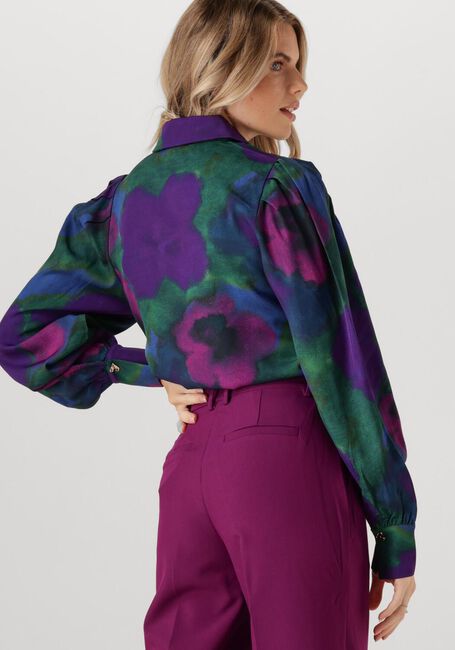 Blaue JANSEN AMSTERDAM Blusen WFP764 BLOUSE AMELIA - large