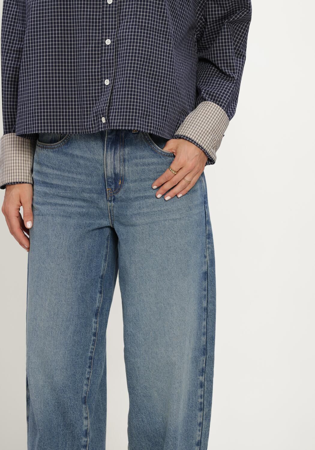 Hellblau CIRCLE OF TRUST Wide jeans ARIA DNM - large