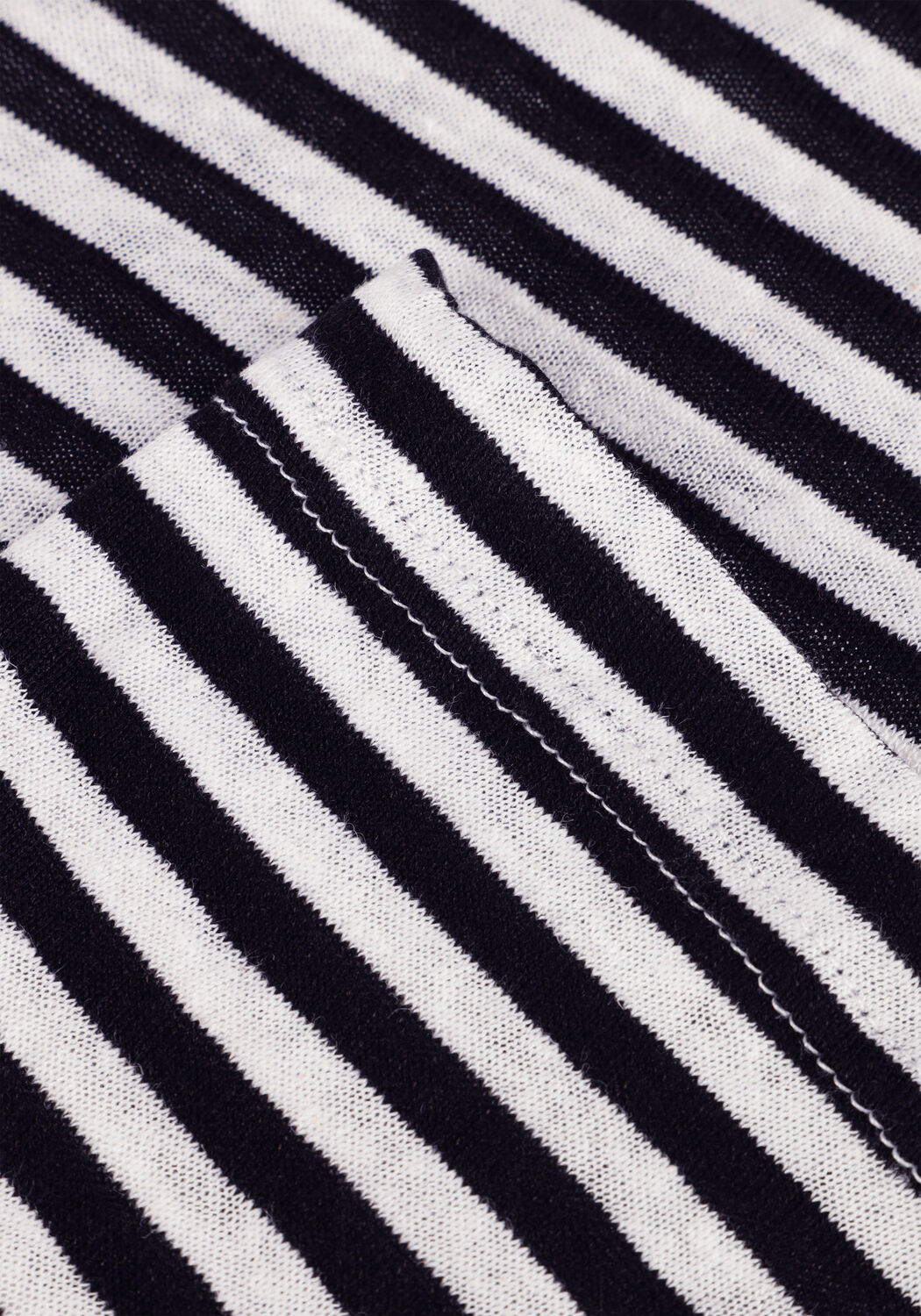 Schwarze MY ESSENTIAL WARDROBE T-shirt LISAMW STRIPED TEE - large