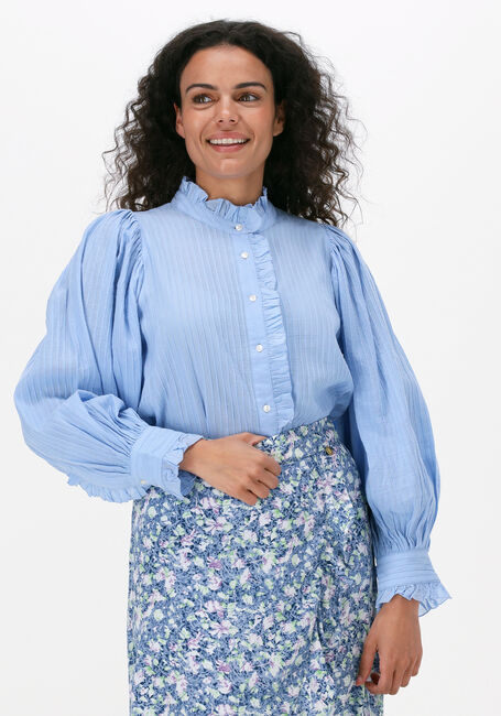 Hellblau ANTIK BATIK Blusen YVONNE BLOUSE - large