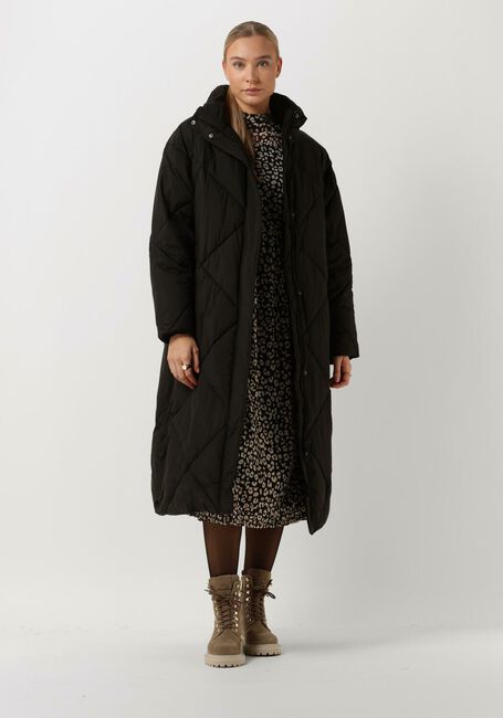 Schwarze NOTRE-V Wattierte Jack PUFFER DIAMOND - large