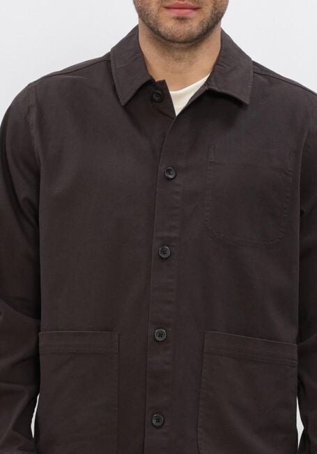 Braune LES DEUX Overshirts LAYTON COTTON OVERSHIRT - large