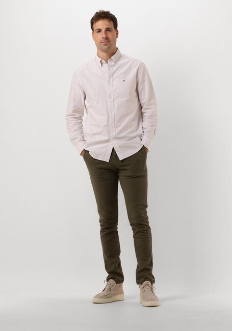 Beige TOMMY HILFIGER Casual-Oberhemd HERITAGE OXFORD STRIPE RF SHIRT - large