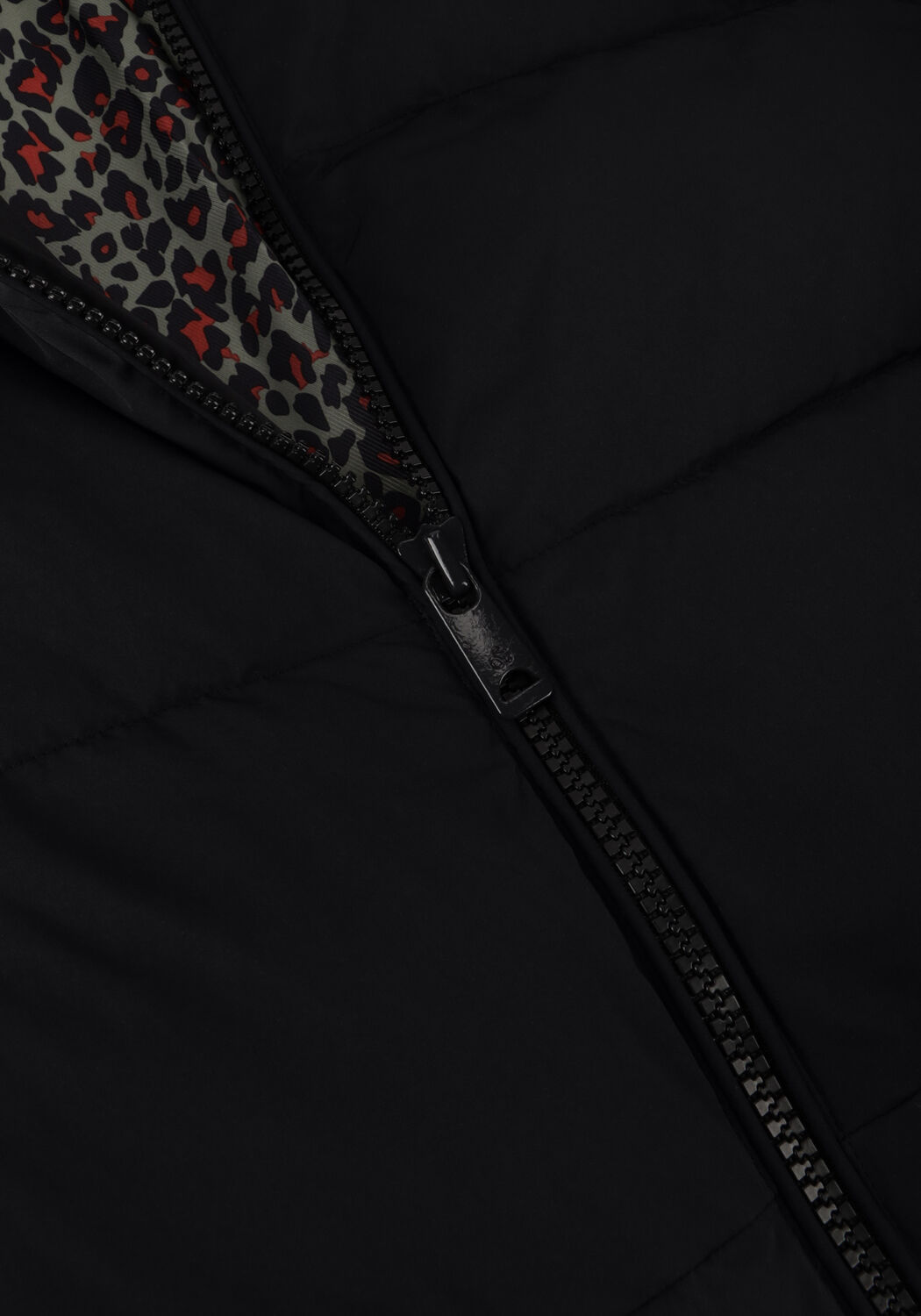 Schwarze SCOTCH & SODA Wattierte Jack WATER REPELLENT LONG LENGTH PUFFER COAT - large