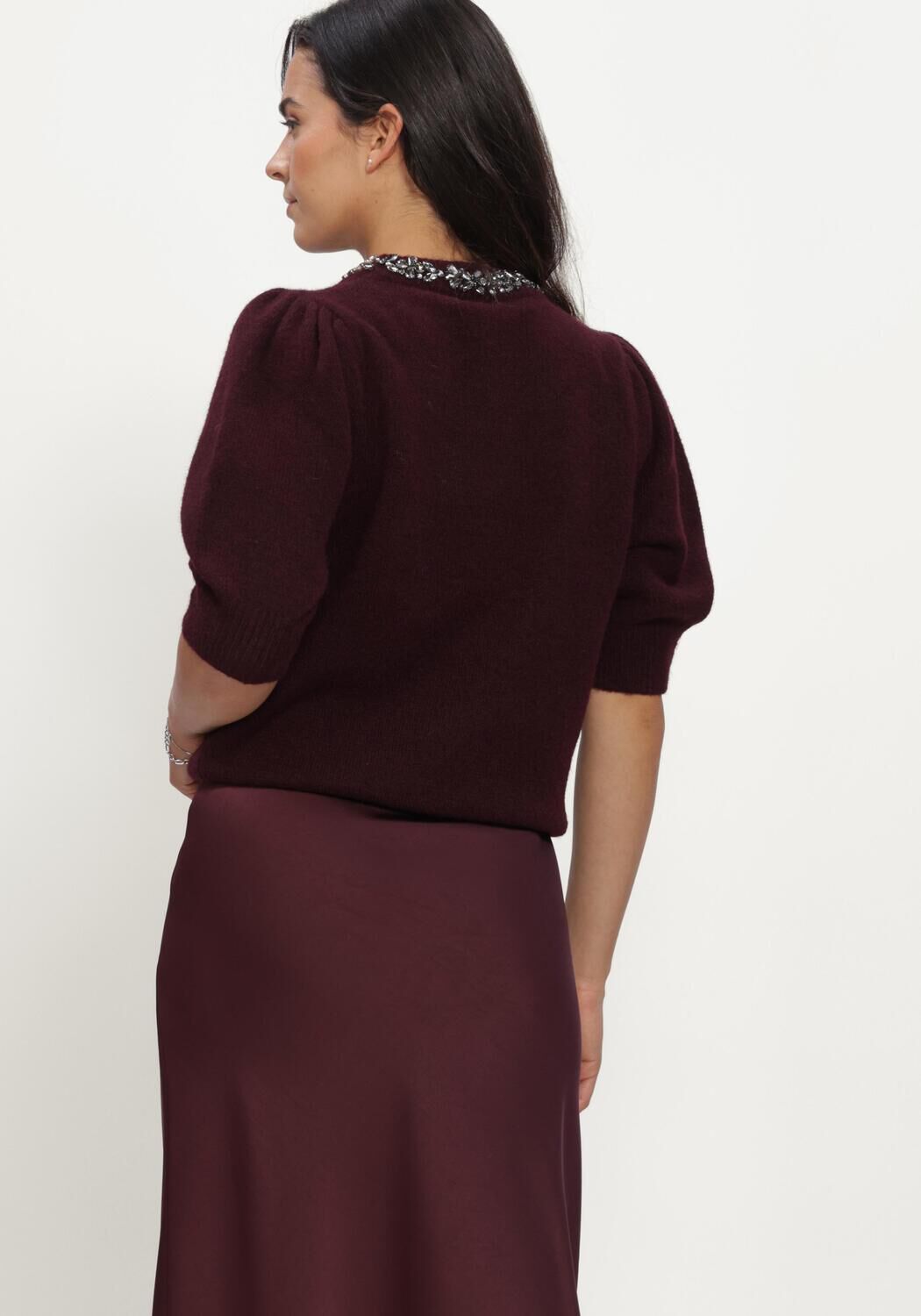 Bordeaux NOTRE-V Pullover NV-ILANA - large