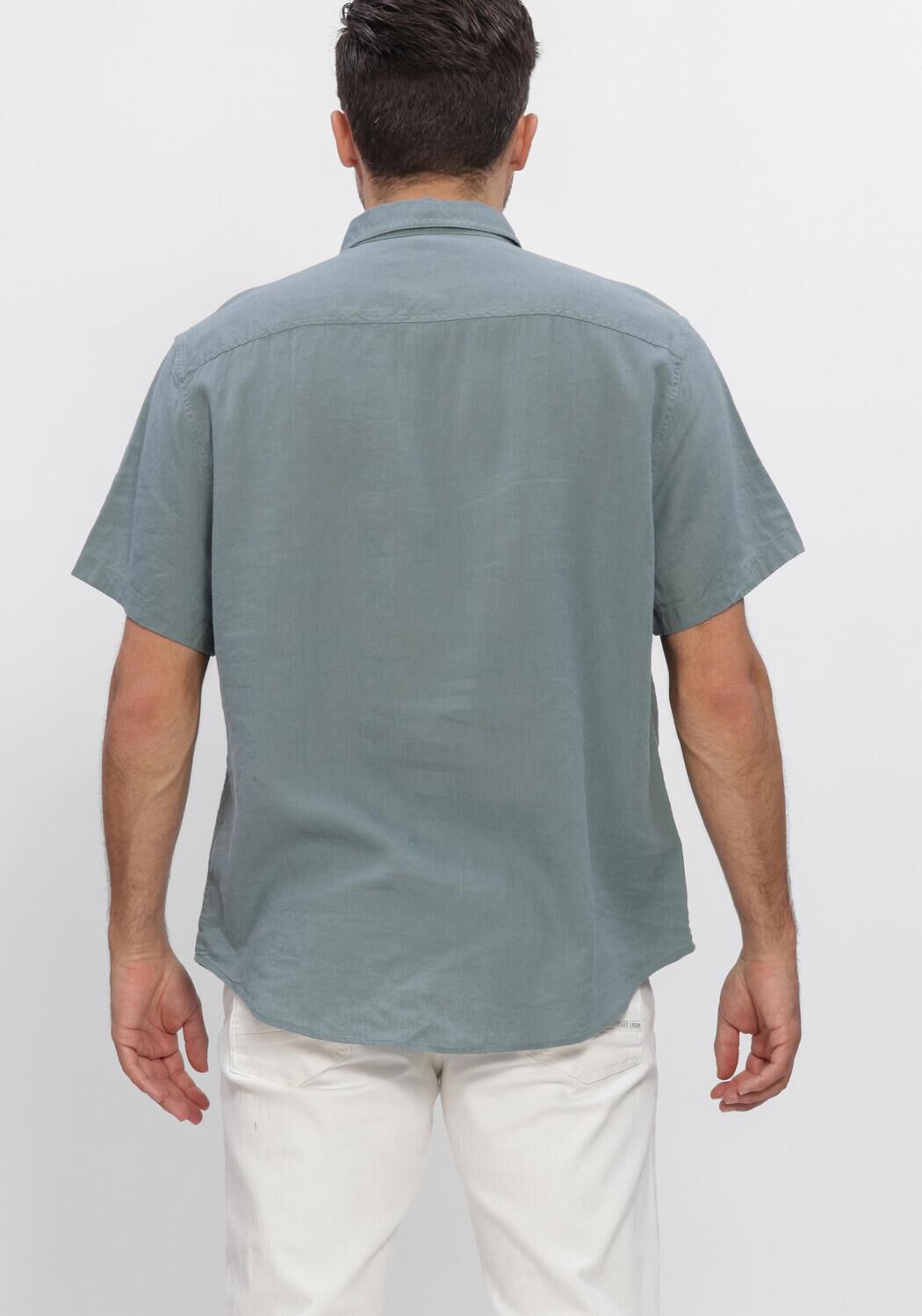 Gr&uuml;ne CALVIN KLEIN Casual-Oberhemd SS SOLID CASUAL LINEN CLASSIC SH - large