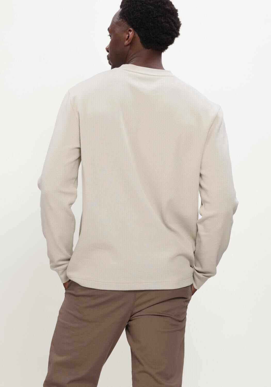 Creme BOSS ORANGE Pullover WE_TEMPEST - large