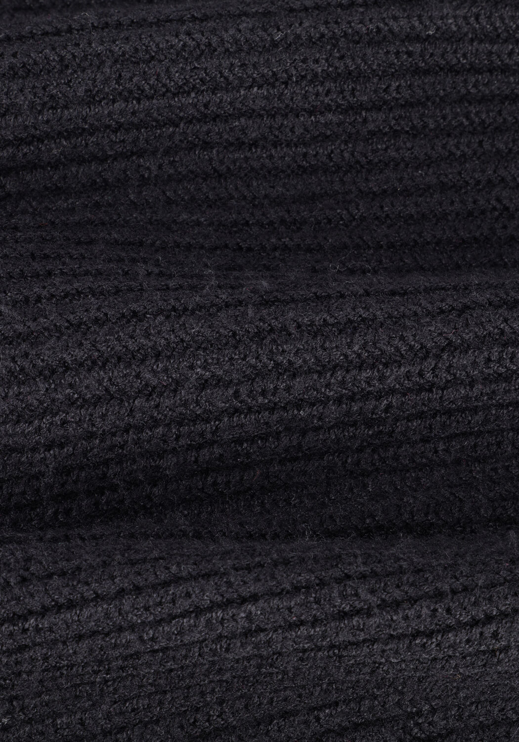 Schwarze OBJECT Strickjacke MALENA L/S KNIT LONG CARDIGAN - large