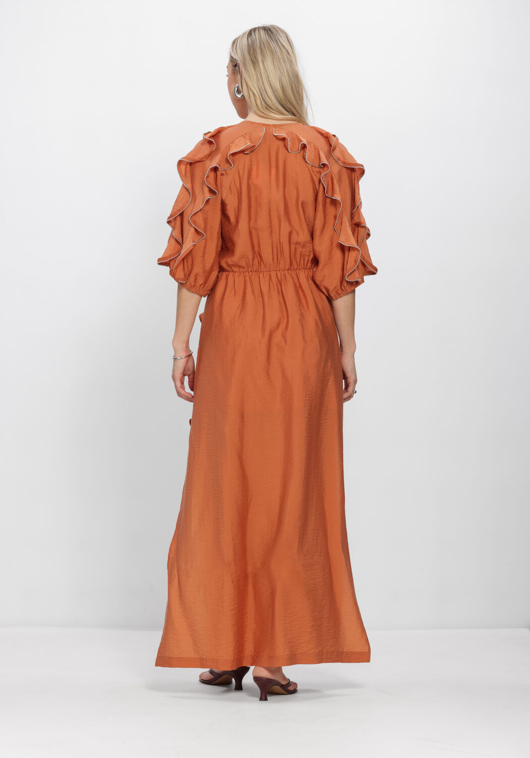 Orangene DANTE6 Kleider DANTE6-ANZUR EMBELLISHED MAXI DRESS - large