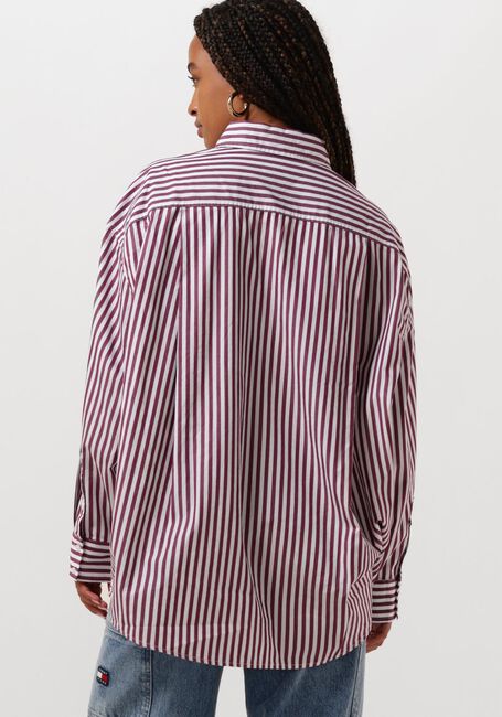 Rote TOMMY JEANS Blusen TJW OVS PINSTRIPE SH - large