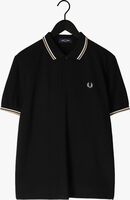 Schwarze FRED PERRY Polo-Shirt TWIN TIPPED FRED PERRY SHIRT