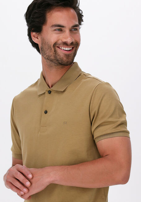 Olive CALVIN KLEIN Polo-Shirt LIQUID TOUCH SLIM POLO - large