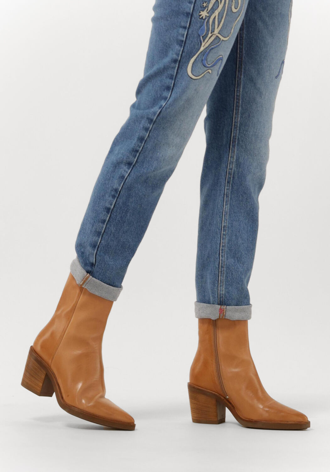 Camelfarbene VIA VAI Stiefeletten KAILEE FAYE - large