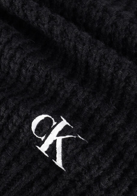 Schwarze CALVIN KLEIN Schal WAFFLE SCARF - large