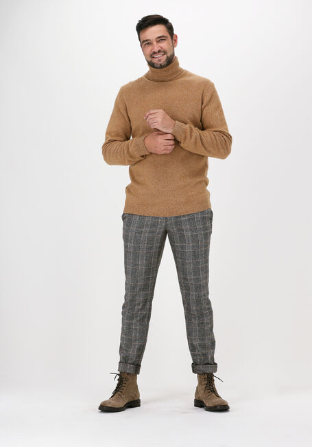 Camelfarbene PROFUOMO Rollkragenpullover JAMIESONS - large