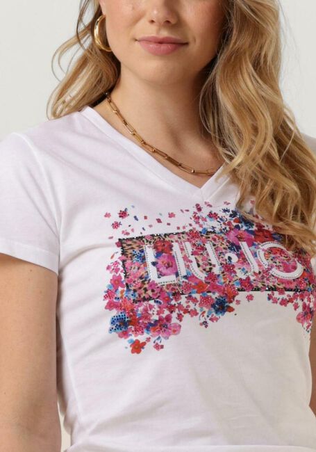 Weiße LIU JO T-shirt ECS T-SHIRT MODA M/C - large