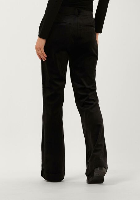 Schwarze SCOTCH & SODA Flared jeans VELVET HIGH-RISE FLARED TROUSERS - large