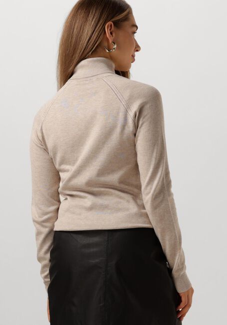 Beige SUMMUM Rollkragenpullover TURTLE NECK SWEATER SOFT VISCOSE POLYAMIDE KNIT - large