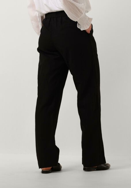 Schwarze NEO NOIR Weite Hose SONAR LINEN PANTS - large
