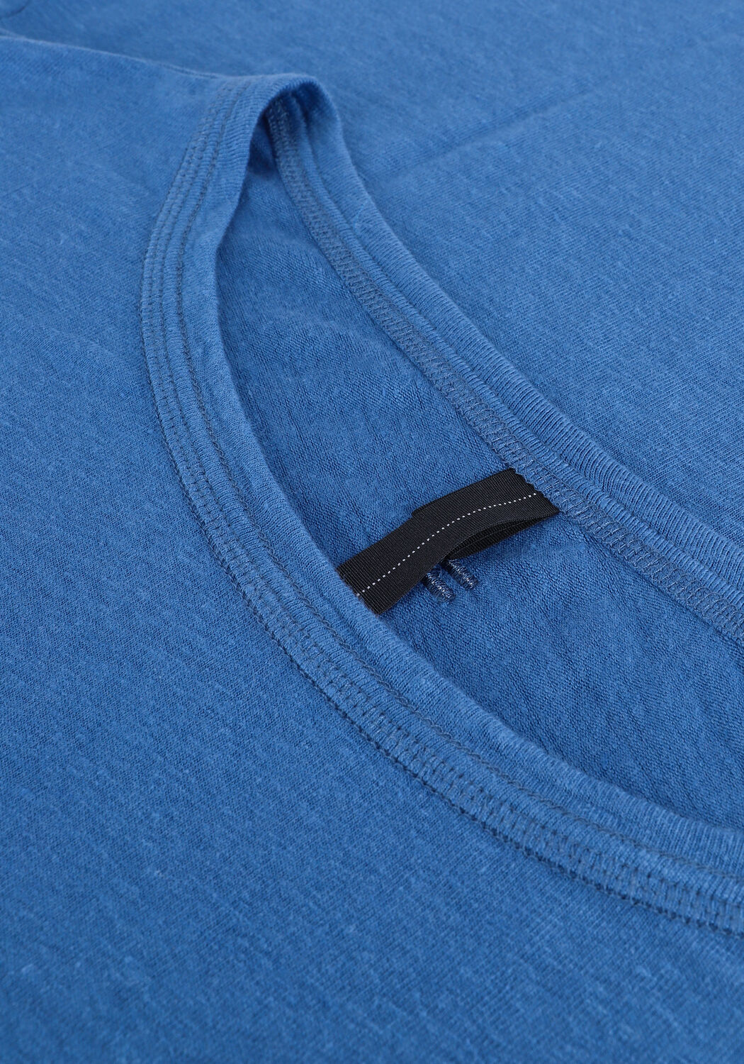 Blaue 10DAYS Tops & T-shirts LONGSLEEVE TEE LINEN - large