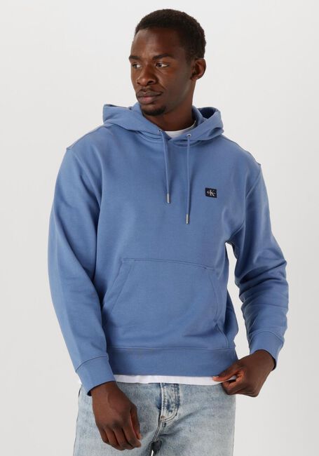 Hellblau CALVIN KLEIN Sweatshirt LS EU BADGE 350 TERRY HOODIE - large