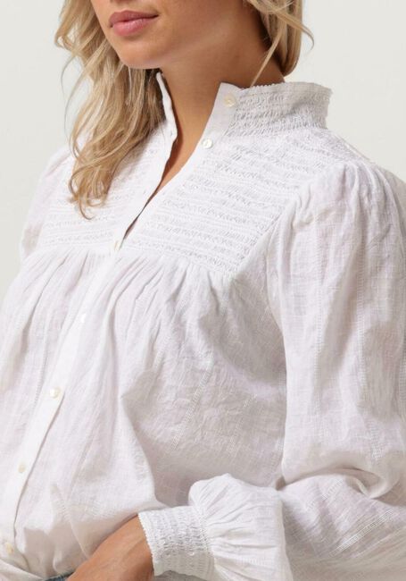Weiße RUBY TUESDAY Blusen KAYA COLL SMOCK AND PINTUCK BLOUSE - large