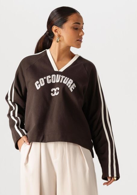 Braune CO'COUTURE Sweatshirt BATUCC COCO V-SWEAT - large