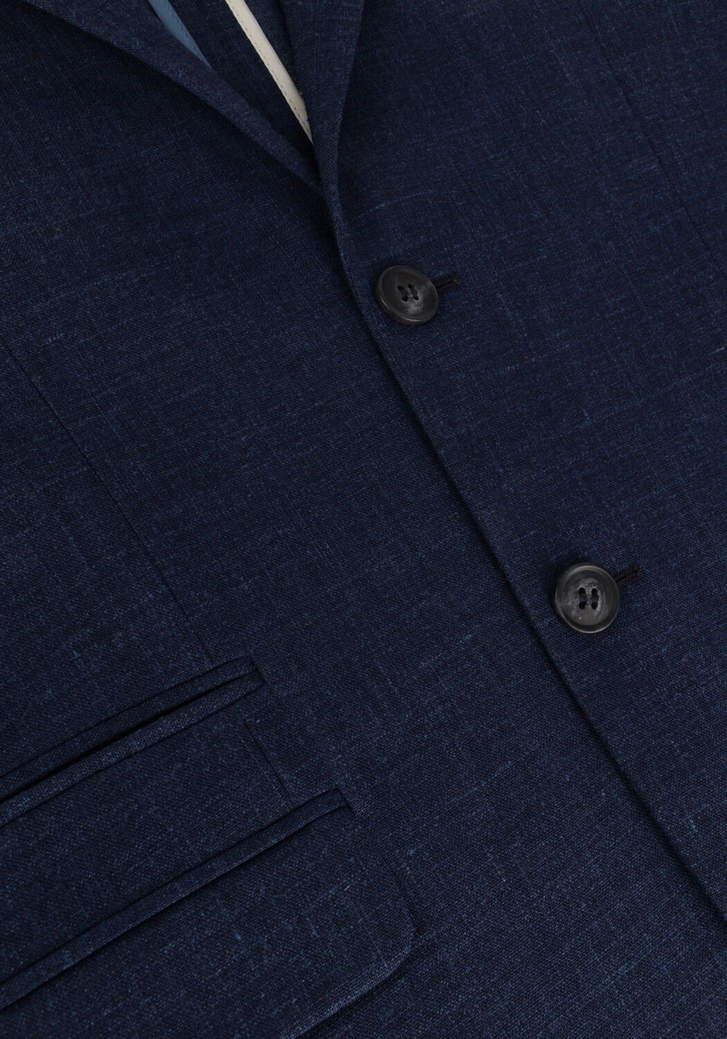 Dunkelblau SELECTED MEN Sakkos SLHSLIM-OASIS LINEN BLZ NOOS - large