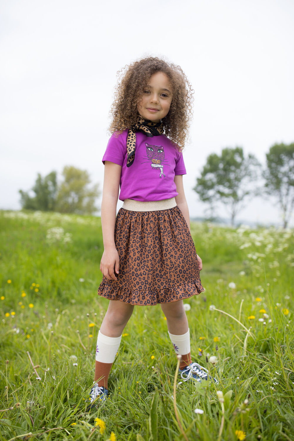 Lilane MOODSTREET T-shirt T-SHIRT WITH CHEST PRINT - large