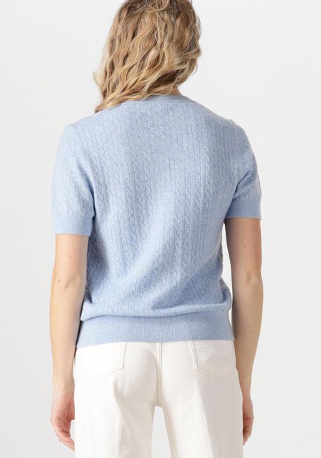 Blaue TOMMY HILFIGER Top MINI CABLE C-NK CARDI SS - large