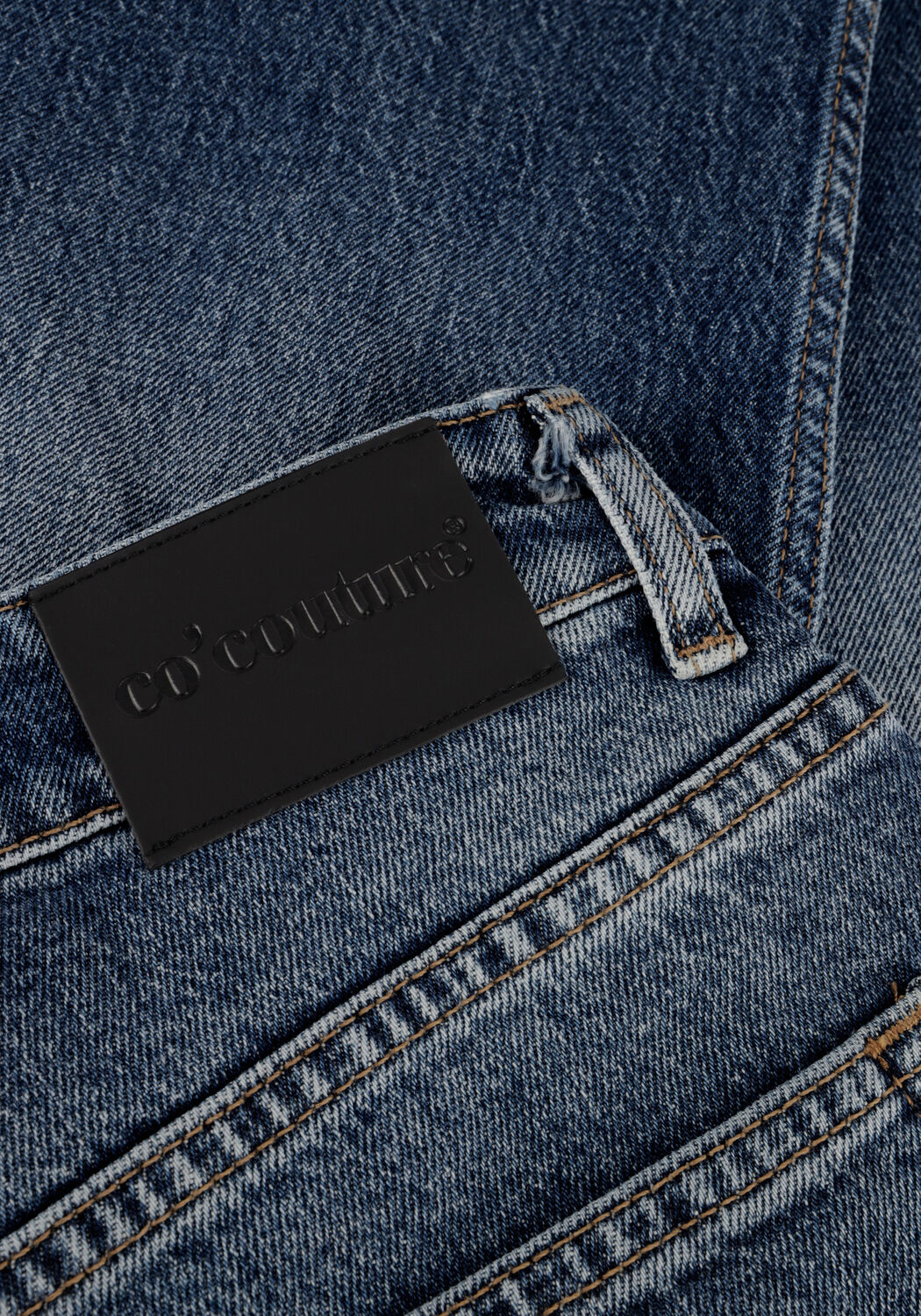 Blaue CO'COUTURE Wide jeans FEMME HIP JEANS - large