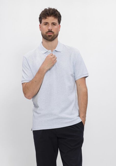 Hellblau PROFUOMO Polo-Shirt POLO SS BASIS PIQUE - large