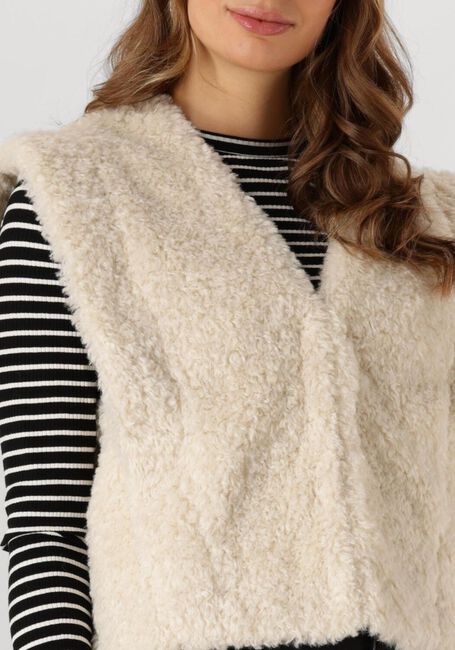 Weiße CATWALK JUNKIE Gilet TEDDY BODY WARMER - large