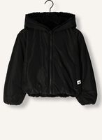 Schwarze ALIX MINI Fake-Fur-Jack REVERSIBLE JACKET - medium