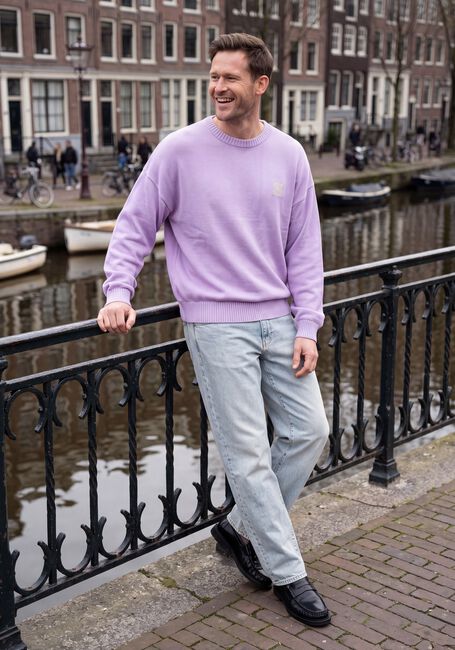 Lila WOODBIRD Pullover WBKURT TIGER CREW - large