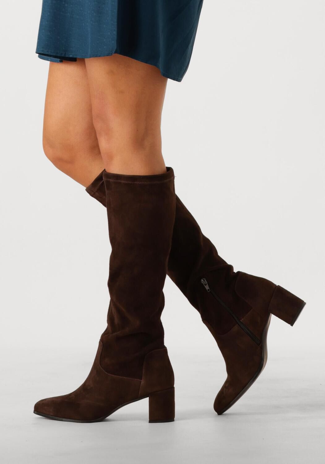 Braune STEFANO LAURAN Hohe Stiefel 8581 - large