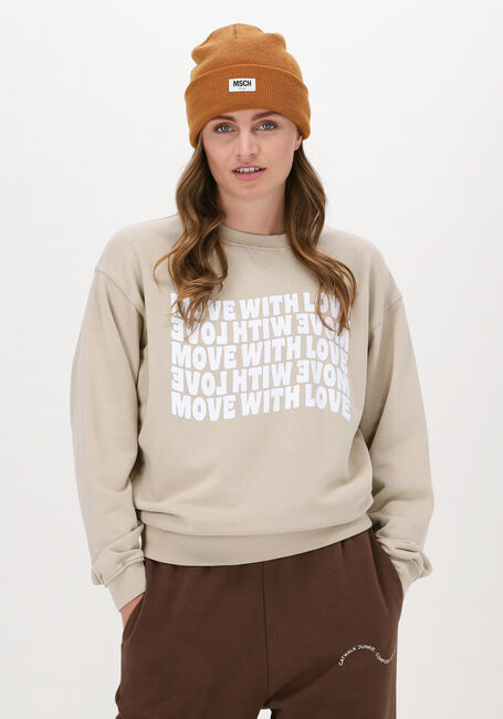 Beige CATWALK JUNKIE Sweatshirt SW MOVE WITH LOVE - large
