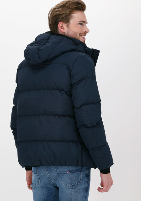 Blaue CALVIN KLEIN Wattierte Jack CRINKLE NYLON PUFFA JACKET - large