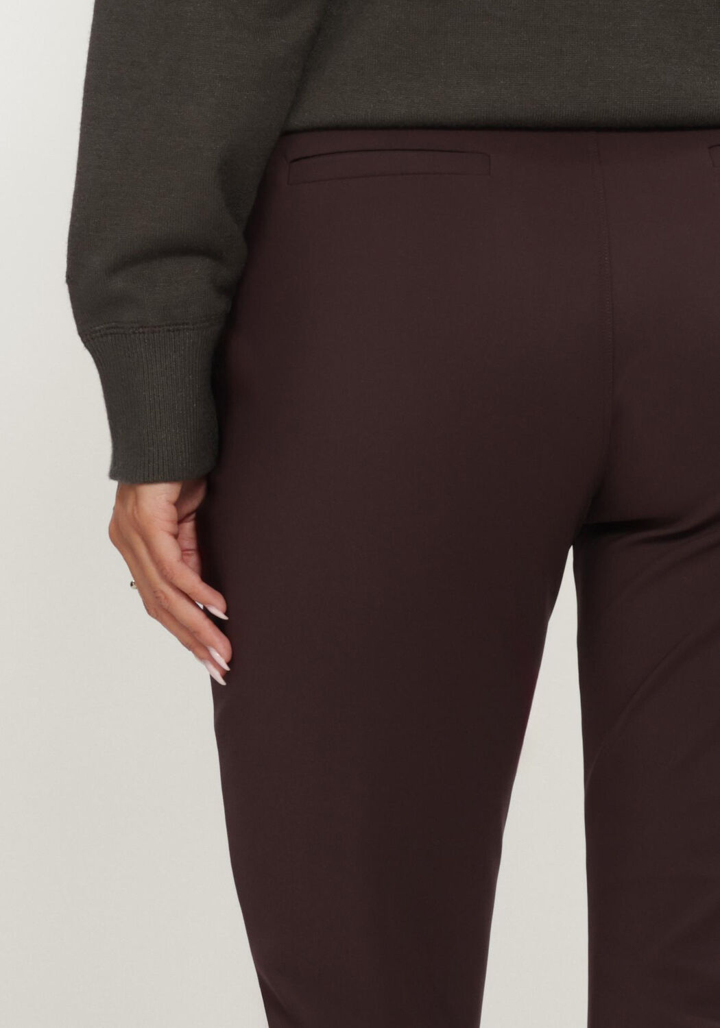Bordeaux STUDIO ANNELOES Hose Downstairs winter bonded trousers - large