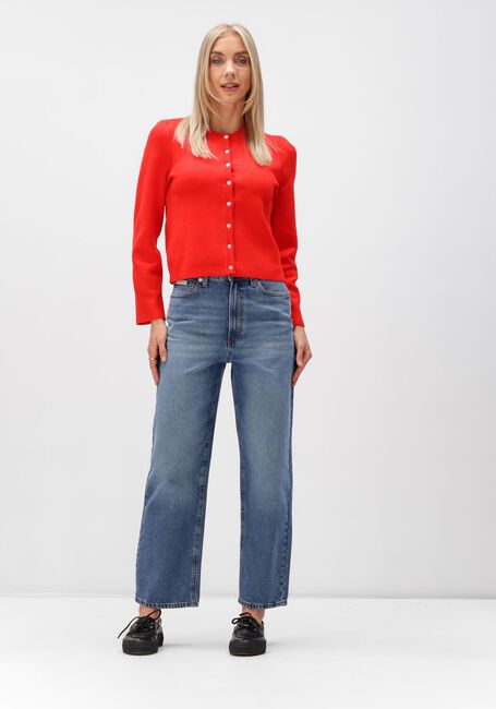 Rote Y.A.S. Strickjacke YASEENA LS KNIT CARDIGAN - large