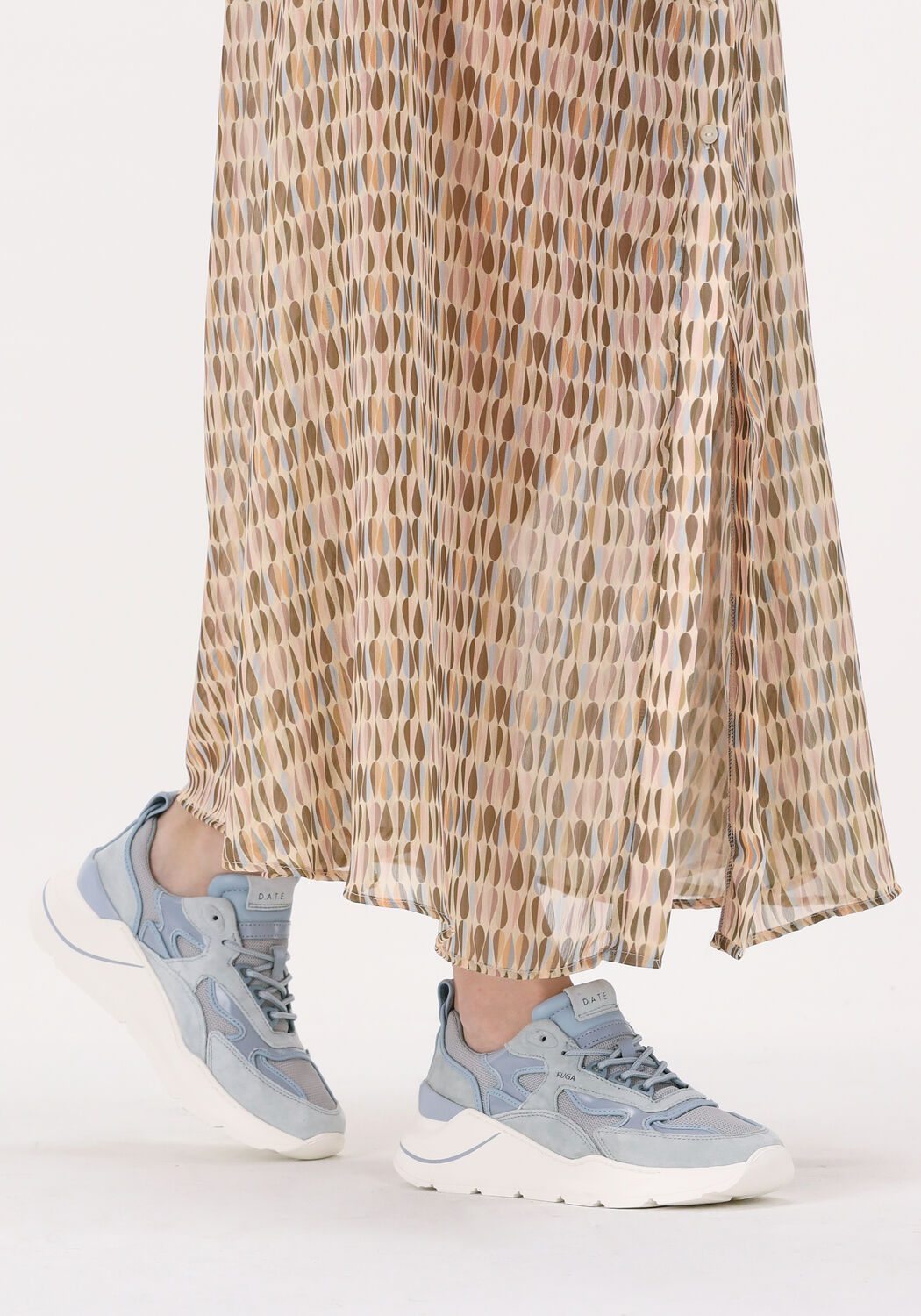 Blaue D.A.T.E Sneaker Low FUGA DAMES - large