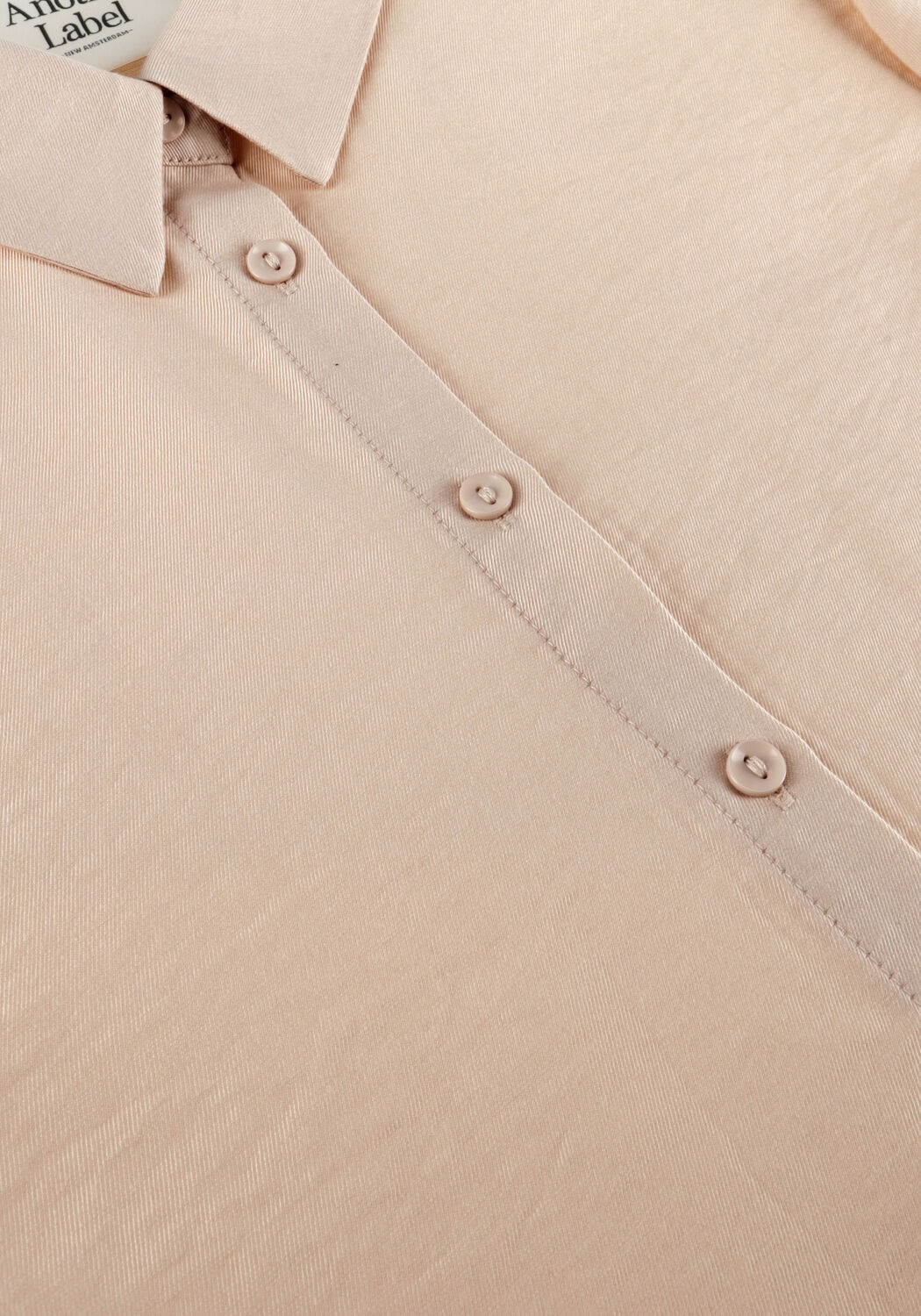 Sand ANOTHER LABEL T-shirt LIERRE STRUCTURED SHIRT - large